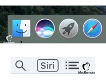Док-иконка Siri для OS X 10.12 засветилась в сети