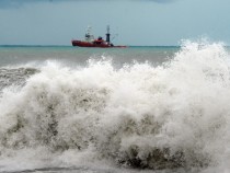 В Черном море заметно возросло количество штормов