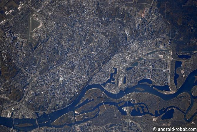 Американский астронавт продемонстрировал Киев из космоса
