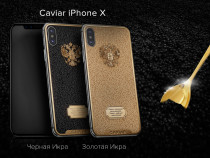 Российские ювелиры создали iPhone X из Черной икры