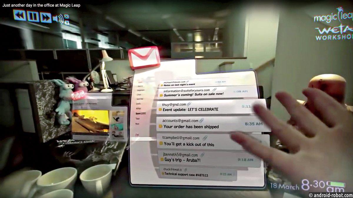 Стартап Magic Leap продемонстрировал очки дополненной реальности Стартап Magic Leap продемонстрировал очки дополненной реальности