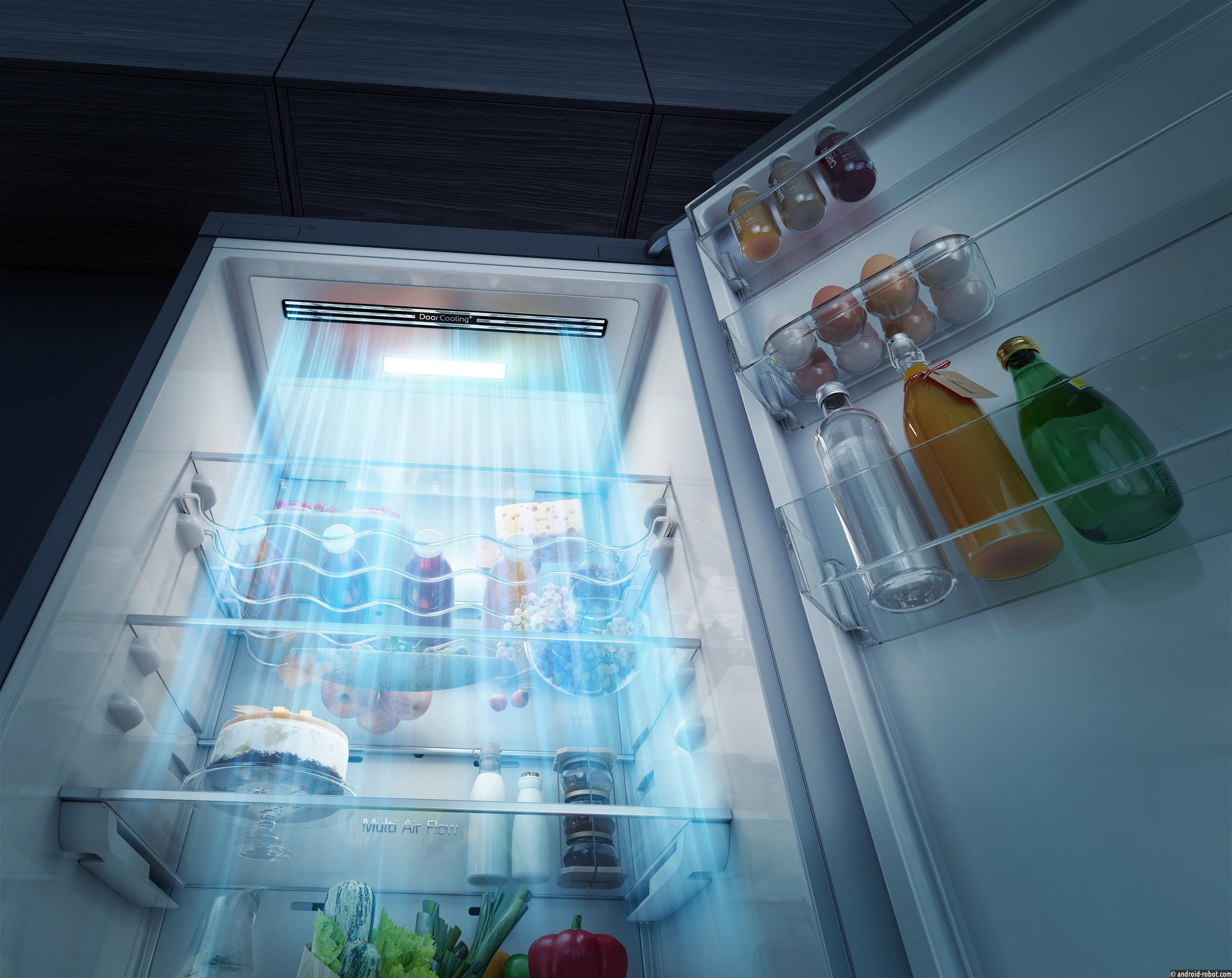 Компания LG представляет новые холодильники LG DOORCOOLING+