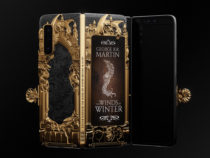Гибкий Samsung Fold превратили в золотую книгу «Игра Престолов»