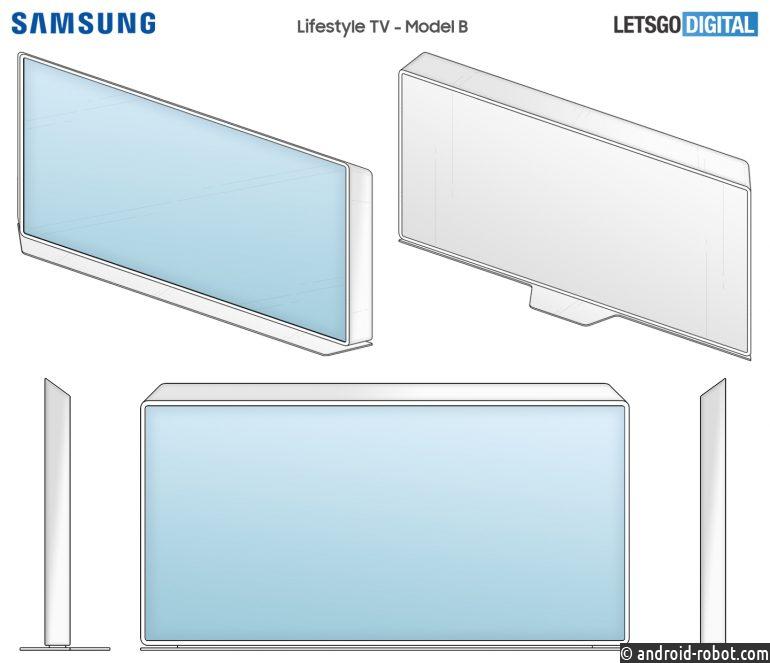 Samsung патентует две новые модели телевизоров для повседневного использования