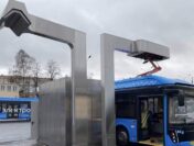 В Москве заработала первая в России станция беспроводной зарядки электробусов