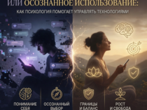 Цифровая зависимость или осознанное использование: как психология помогает управлять технологиями