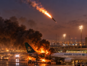 Авиакомпании Kuwait Airways, Etihad Airways и Qatar Airways приостановили рейсы в Эр-Рияд после атаки на аэропорт